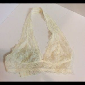 Free People Galloon Lace Halter Bralette